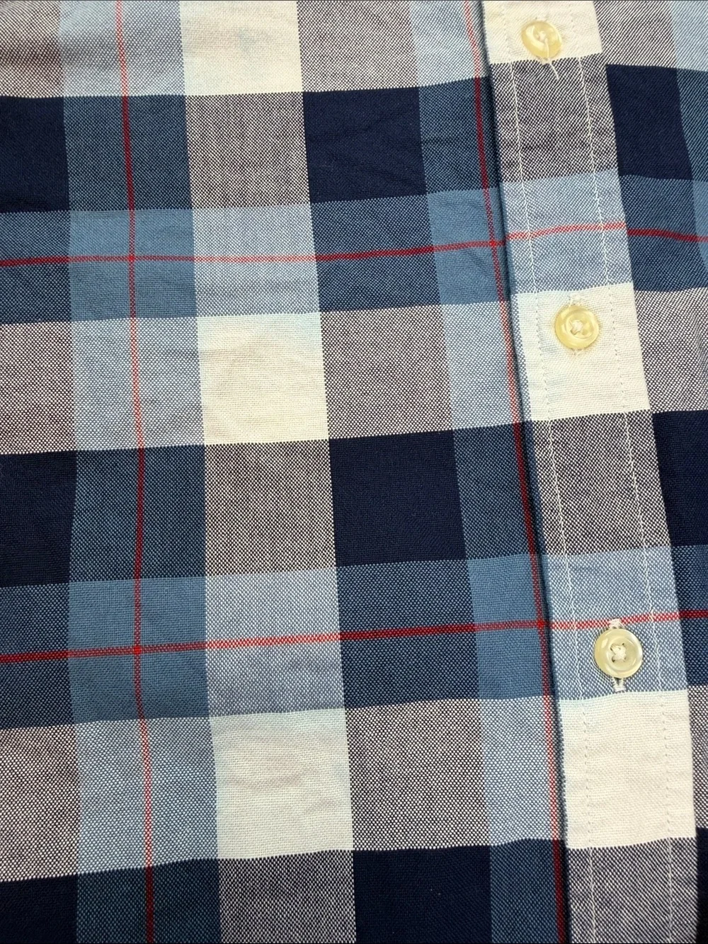 Ralph Lauren Blue Plaid Button-Down Shirt